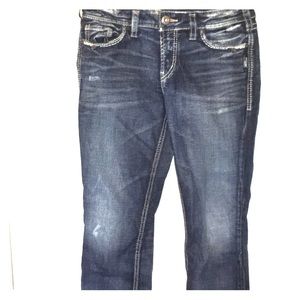 “Silver” juniors jean capris